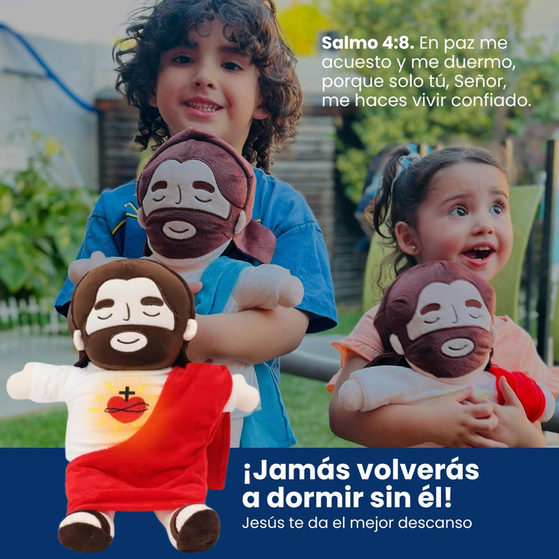 🧸 PRODUCTO EXCLUSIVO - PELUCHE DE LUJO QUE RESPIRA: JESÚS, MI FIEL AMIGO